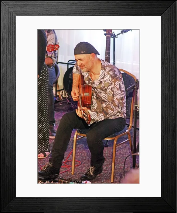 Framed Print : Antonio Forcione, Watermill Jazz Club, Dorking, Surrey, 11 June 2019. Creator: Brian O Connor Framed Print : Antonio Forcione, Watermill Jazz Club, Dorking, Surrey, 11 June 2019. Creator: Brian O Connor