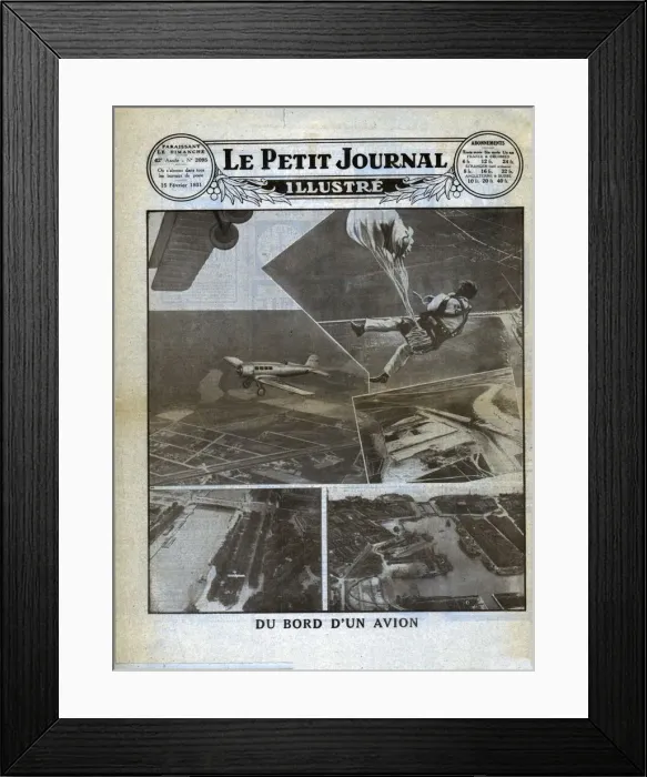 Framed Print : View from on board a plane, 1931. Creator: Unknown Framed Print : View from on board a plane, 1931. Creator: Unknown