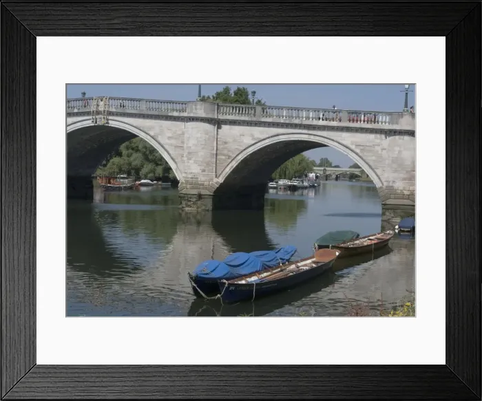 Framed Print : Richmond Bridge, Surrey, England, 28 / 6 / 10. Creator: Ethel Davies; Davies, Ethel Framed Print : Richmond Bridge, Surrey, England, 28 / 6 / 10. Creator: Ethel Davies; Davies, Ethel