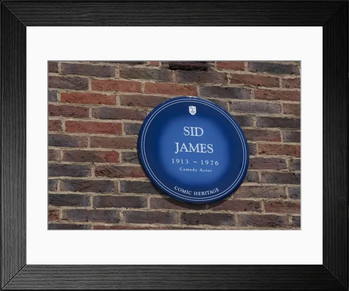 Framed Print : Blue Plaque, Teddington Studios, Surrey, England. Creator: Ethel Davies; Davies, Ethel Framed Print : Blue Plaque, Teddington Studios, Surrey, England. Creator: Ethel Davies; Davies, Ethel