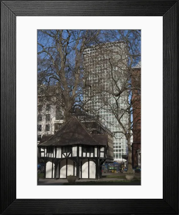 Framed Print : Soho Square, London, England, 16 / 3 / 10. Creator: Ethel Davies; Davies, Ethel Framed Print : Soho Square, London, England, 16 / 3 / 10. Creator: Ethel Davies; Davies, Ethel