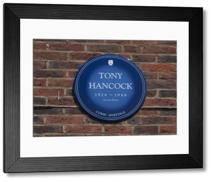 Framed Print : Blue Plaque, Teddington Studios, Surrey, England. Creator: Ethel Davies; Davies, Ethel Framed Print : Blue Plaque, Teddington Studios, Surrey, England. Creator: Ethel Davies; Davies, Ethel