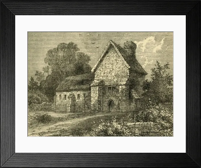 Framed Print : The Priory, Kilburn, 1750, (c1876). Creator: Unknown Framed Print : The Priory, Kilburn, 1750, (c1876). Creator: Unknown