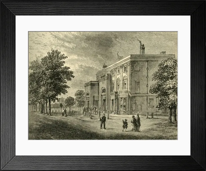Framed Print : The Eyre Arms in 1820, (c1876). Creator: Unknown Framed Print : The Eyre Arms in 1820, (c1876). Creator: Unknown