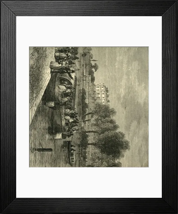 Framed Print : The Paddington Canal, 1840, (c1876). Creator: Unknown Framed Print : The Paddington Canal, 1840, (c1876). Creator: Unknown