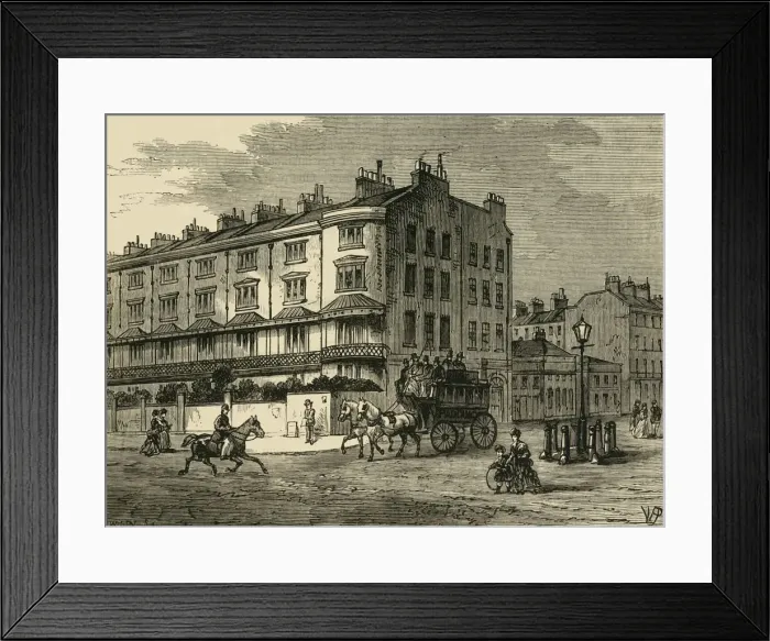 Framed Print : Connaught Place, c1876. Creator: Unknown Framed Print : Connaught Place, c1876. Creator: Unknown