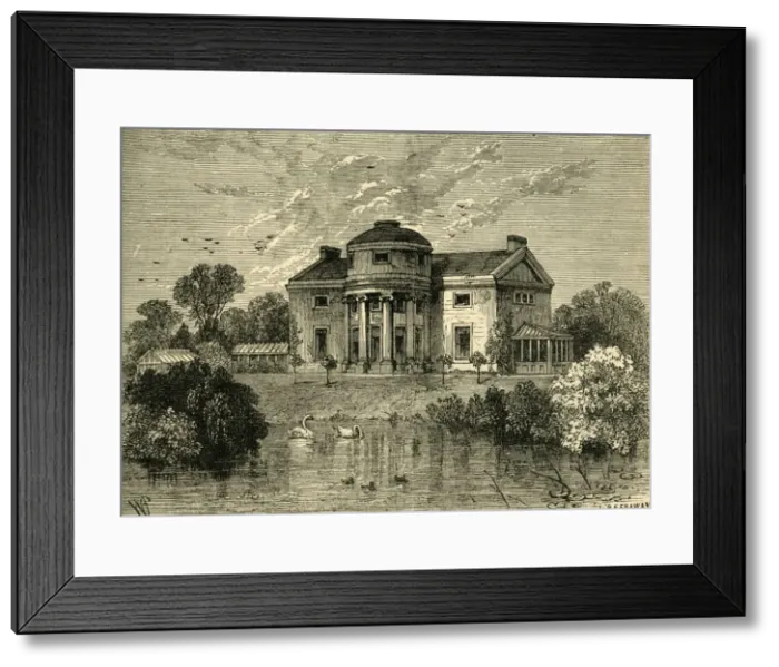 Framed Print : The Holme, Regents Park, c1876. Creator: Unknown Framed Print : The Holme, Regents Park, c1876. Creator: Unknown