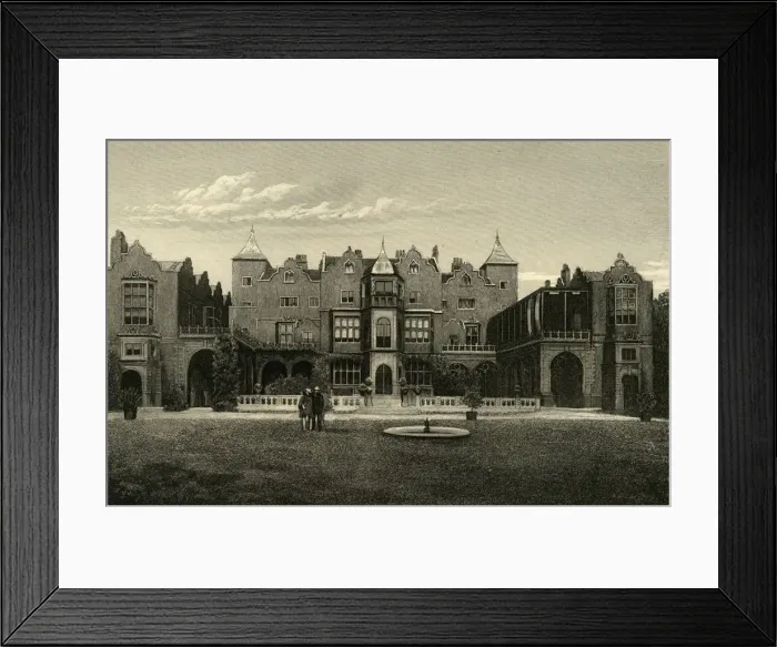 Framed Print : Holland House, Kensington, c1876. Creator: Unknown Framed Print : Holland House, Kensington, c1876. Creator: Unknown