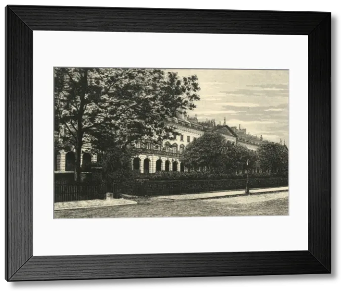 Framed Print : Hanover Terrace, Regents Park, c1876. Creator: Unknown Framed Print : Hanover Terrace, Regents Park, c1876. Creator: Unknown