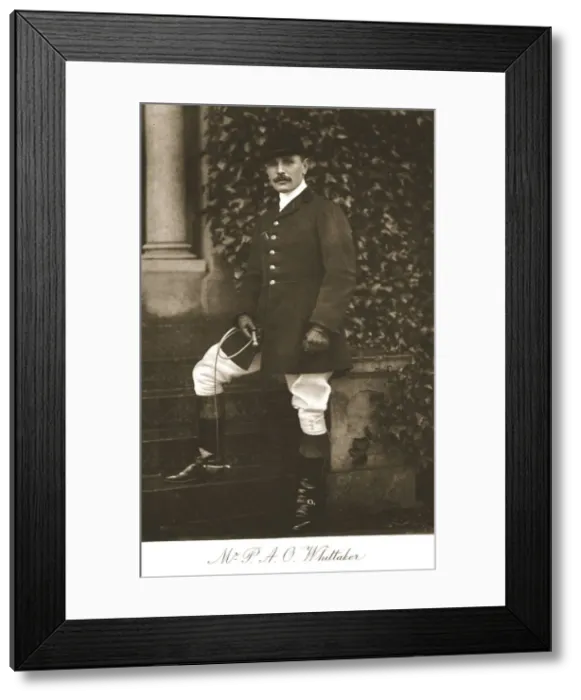 Framed Print : Mr P. A. O. Whittaker, 1911. Creator: Unknown