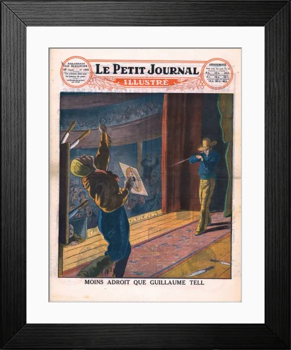 Framed Print : Less accurate than William Tell, 1929. Creator: Unknown Framed Print : Less accurate than William Tell, 1929. Creator: Unknown