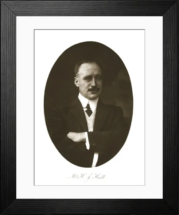 Framed Print : Mr. H. J. Hall, 1911. Creator: Unknown Framed Print : Mr. H. J. Hall, 1911. Creator: Unknown