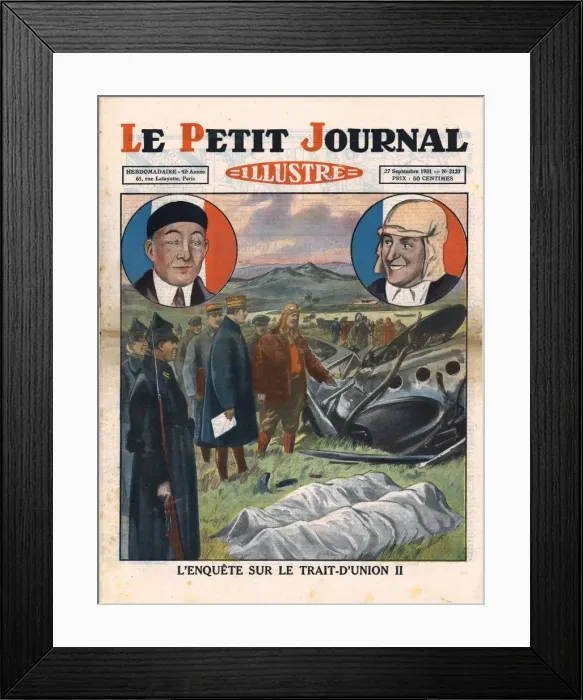 Framed Print : Investigation into the Trait d Union II, 1931. Creator: Unknown Framed Print : Investigation into the Trait d Union II, 1931. Creator: Unknown