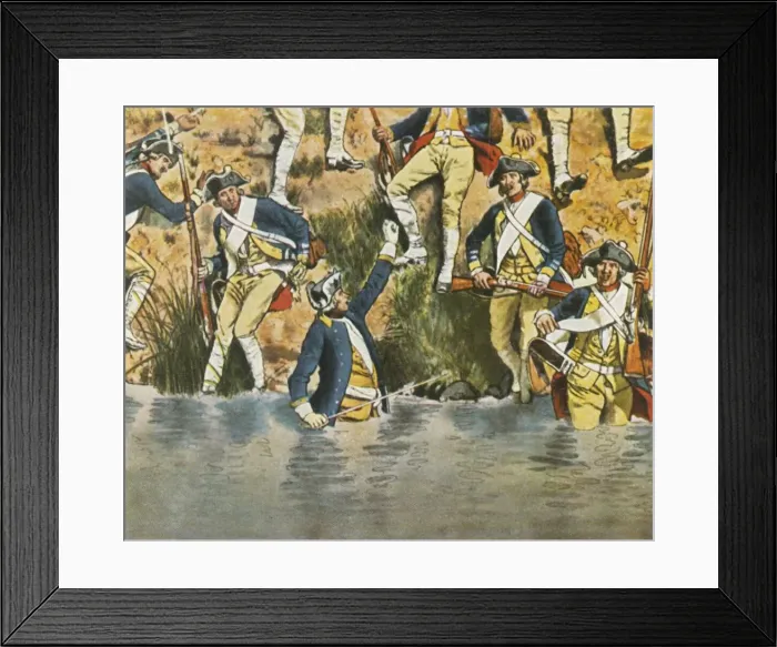 Framed Print : Prince Henry at the Battle of Prague, 6 May 1757, (1936). Creator: Unknown Framed Print : Prince Henry at the Battle of Prague, 6 May 1757, (1936). Creator: Unknown