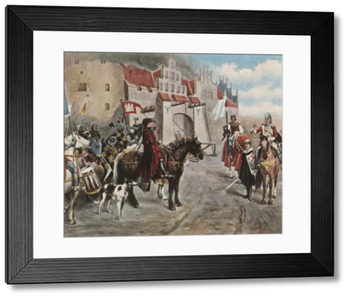 Framed Print : The handing over of Bergedorf, 1420, (1936). Creator: Unknown Framed Print : The handing over of Bergedorf, 1420, (1936). Creator: Unknown