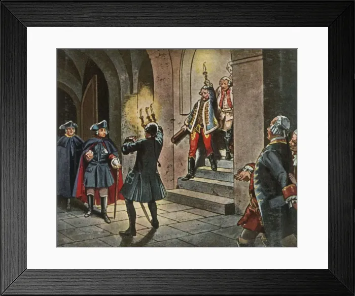 Framed Print : Bild 76: Friedrich Der Grosse Im Schloss Lissa. 5. Dezember 1757, 1936. Creator: Unknown Framed Print : Bild 76: Friedrich Der Grosse Im Schloss Lissa. 5. Dezember 1757, 1936. Creator: Unknown