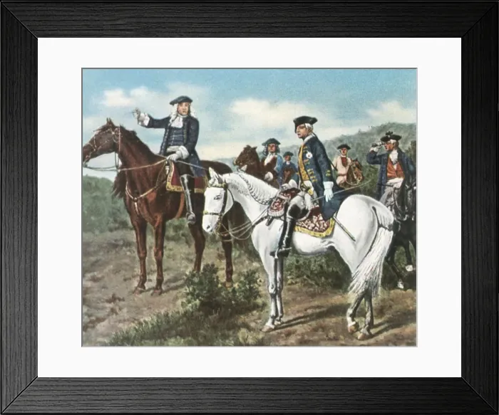 Framed Print : Prince Eugene and Crown Prince Frederick, 1734, (1936). Creator: Unknown Framed Print : Prince Eugene and Crown Prince Frederick, 1734, (1936). Creator: Unknown