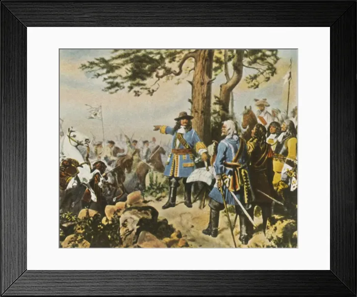 Framed Print : The Great Electors commanders before the Battle of Fehrbellin, 28 June 1675, (1936) Framed Print : The Great Electors commanders before the Battle of Fehrbellin, 28 June 1675, (1936)