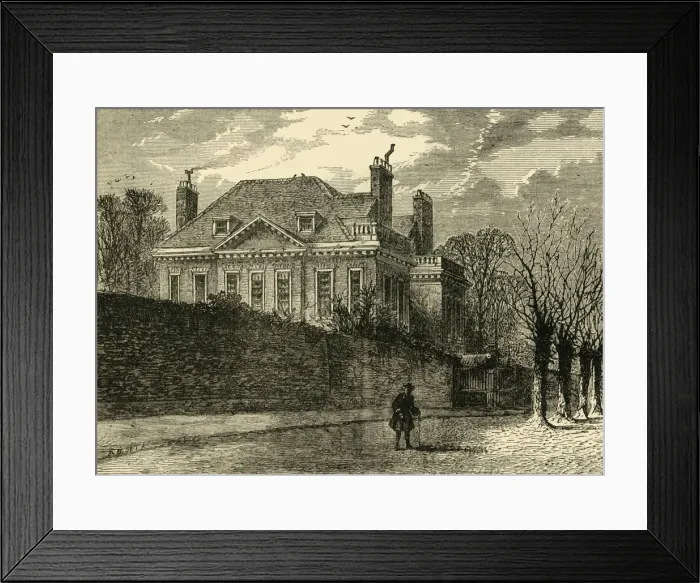 Framed Print : The Old Clock House, 1780, (c1876). Creator: Unknown Framed Print : The Old Clock House, 1780, (c1876). Creator: Unknown