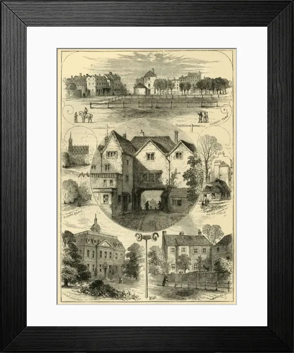 Framed Print : Views in Highgate, c1876. Creator: Unknown Framed Print : Views in Highgate, c1876. Creator: Unknown