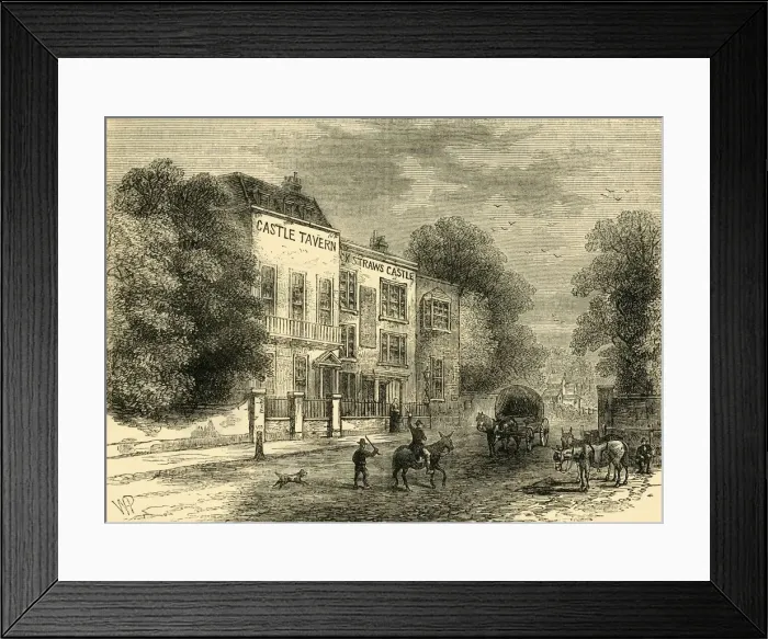 Framed Print : Jack Straws Castle, c1876. Creator: Unknown