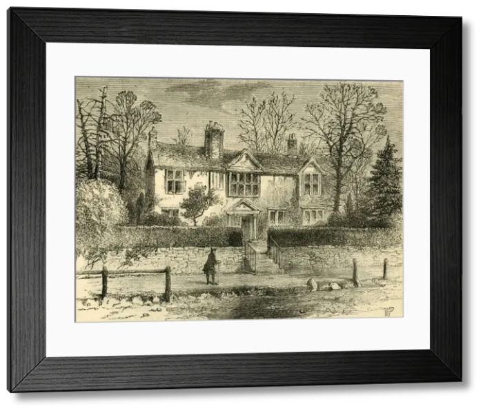 Framed Print : Marvells House, 1825, (c1876). Creator: Unknown Framed Print : Marvells House, 1825, (c1876). Creator: Unknown