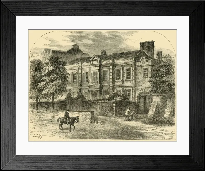Framed Print : Cromwell House, Highgate, c1876. Creator: Unknown Framed Print : Cromwell House, Highgate, c1876. Creator: Unknown