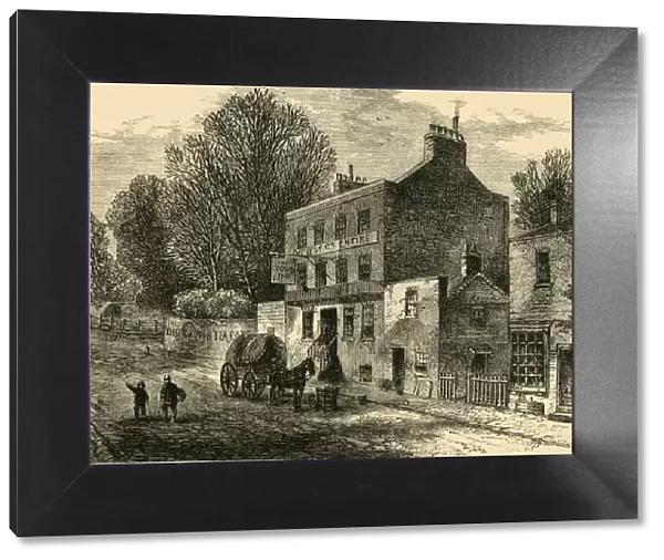 The Old Crown Inn, Highgate, 1830, (c1876). Creator: Unknown