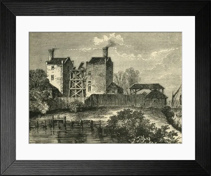 Framed Print : Chelsea Water-Works, in 1750, (c1876). Creator: Unknown Framed Print : Chelsea Water-Works, in 1750, (c1876). Creator: Unknown