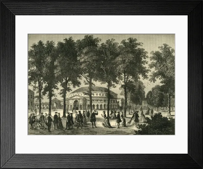 Framed Print : The Rotunda, Ranelagh Gardens, c1876. Creator: Unknown Framed Print : The Rotunda, Ranelagh Gardens, c1876. Creator: Unknown