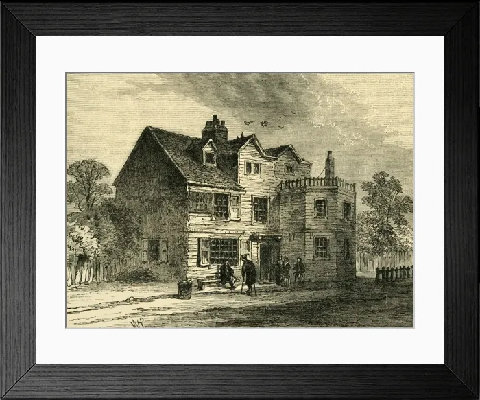 Framed Print : The Worlds End, in 1790, (c1876). Creator: Unknown Framed Print : The Worlds End, in 1790, (c1876). Creator: Unknown