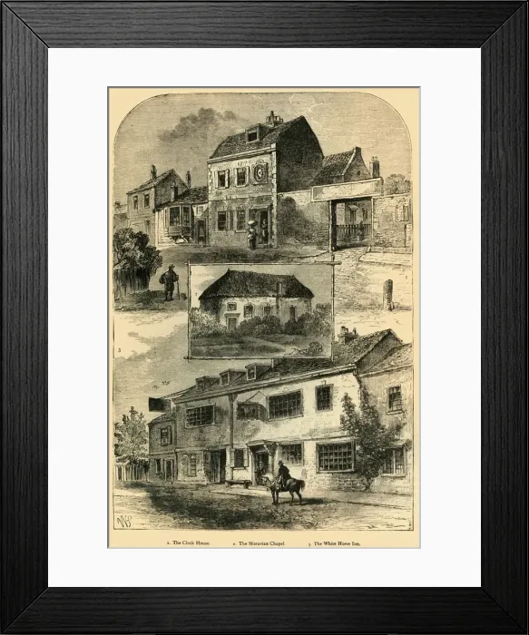 Framed Print : Old Chelsea in 1750, (c1876). Creator: Unknown Framed Print : Old Chelsea in 1750, (c1876). Creator: Unknown