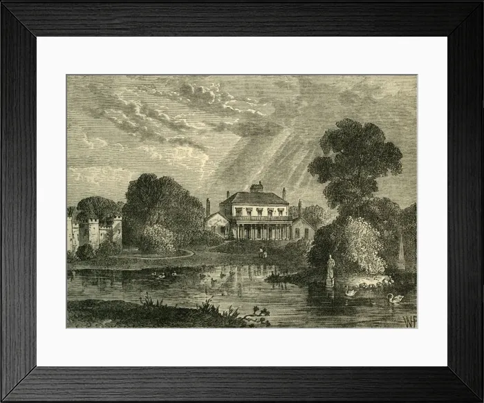Framed Print : The Pavilion, Hans Place, in 1800, (c1876). Creator: Unknown Framed Print : The Pavilion, Hans Place, in 1800, (c1876). Creator: Unknown