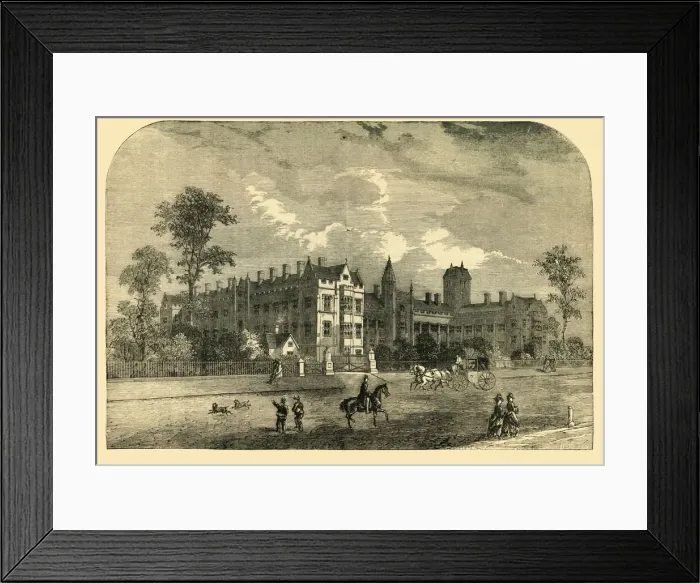 Framed Print : The Consumption Hospital, Brompton, c1876. Creator: Unknown Framed Print : The Consumption Hospital, Brompton, c1876. Creator: Unknown