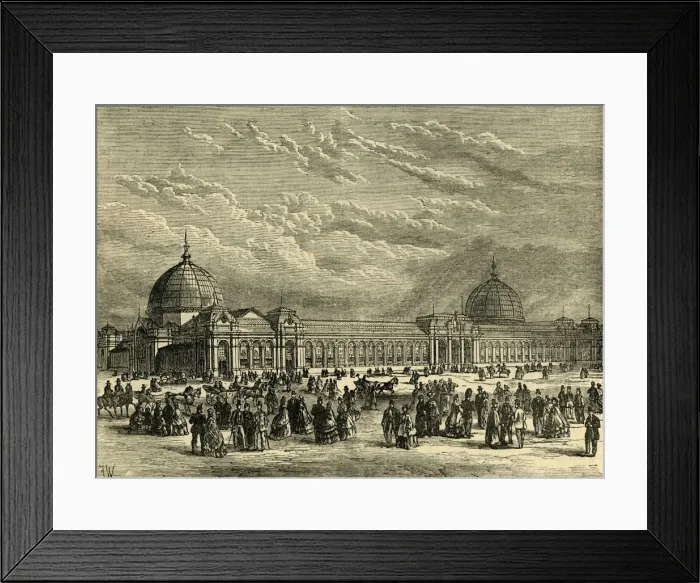 Framed Print : The International Exhibition of 1862, (c1876). Creator: Unknown Framed Print : The International Exhibition of 1862, (c1876). Creator: Unknown