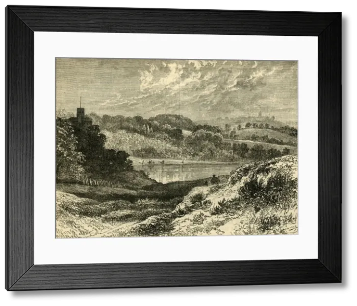 Framed Print : The Vale of Health, c1876. Creator: Unknown Framed Print : The Vale of Health, c1876. Creator: Unknown