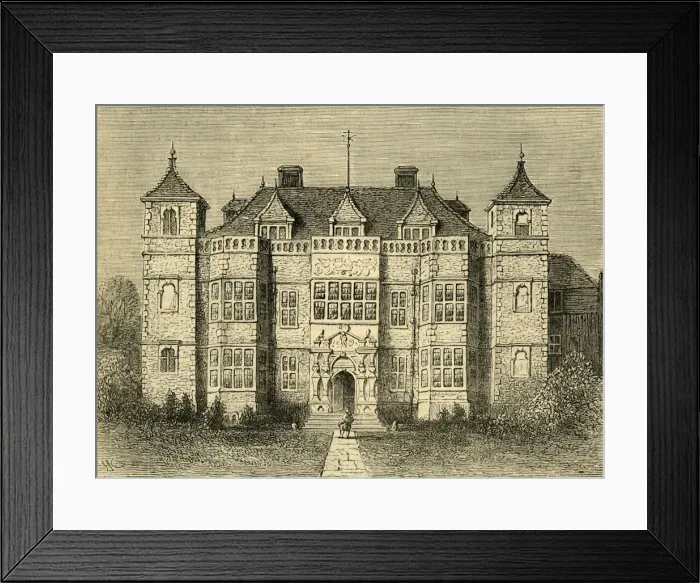 Framed Print : Campden House, 1720, (c1876). Creator: Unknown Framed Print : Campden House, 1720, (c1876). Creator: Unknown