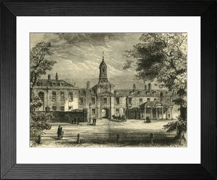 Framed Print : West Front of Kensington Palace, c1876. Creator: Unknown Framed Print : West Front of Kensington Palace, c1876. Creator: Unknown