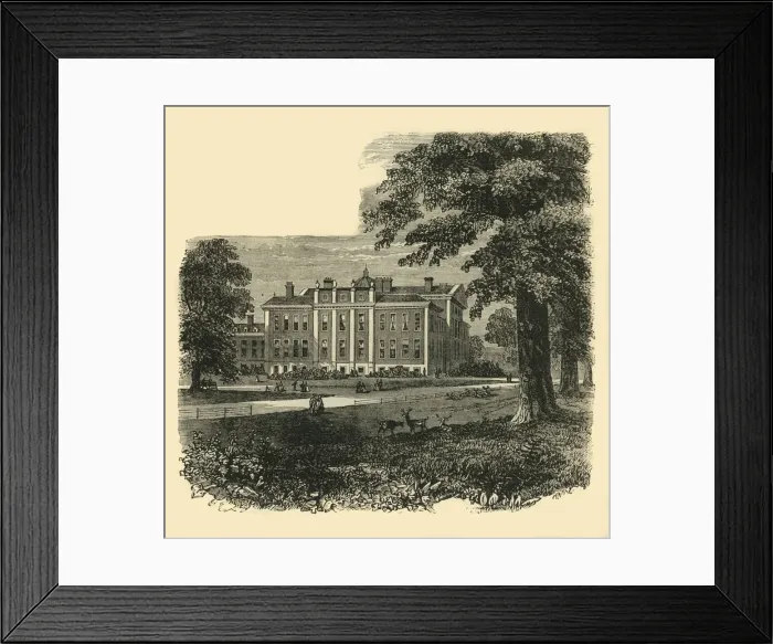 Framed Print : Kensington Palace, from the Gardens, c1876. Creator: Unknown Framed Print : Kensington Palace, from the Gardens, c1876. Creator: Unknown