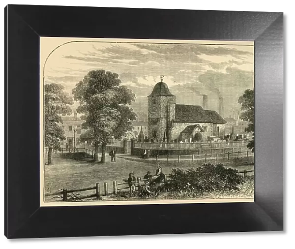 St. Pancras Church in 1820, (c1876). Creator: Unknown
