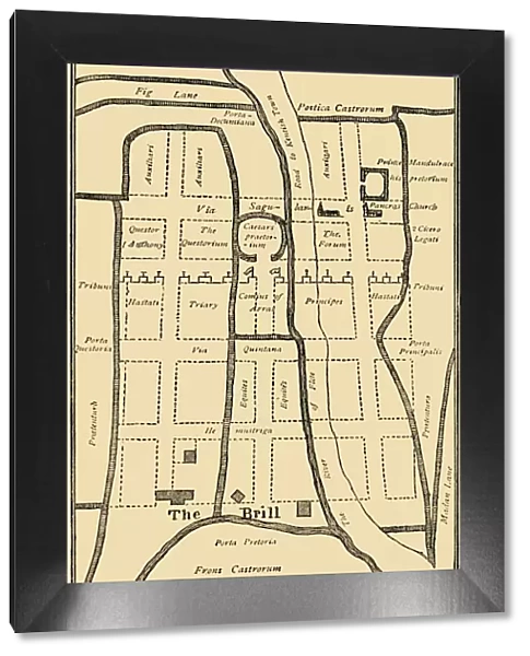 Dr. Stukeleys Plan of the Camp at St. Pancras, c1750, (c1876). Creator: Unknown