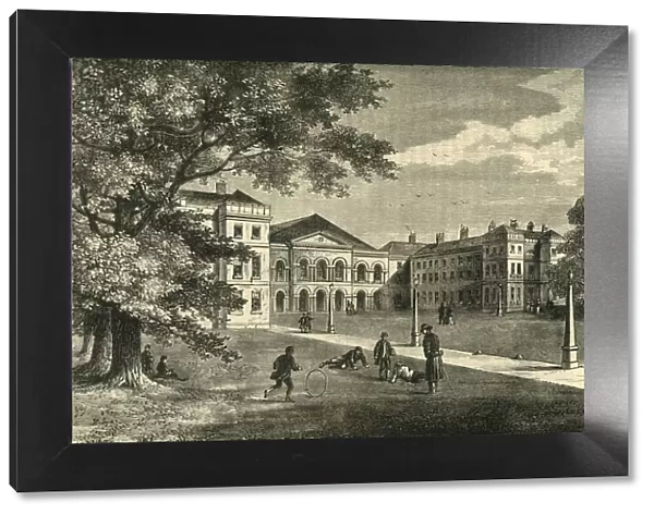 Front of the Foundling Hospital, c1876. Creator: Unknown