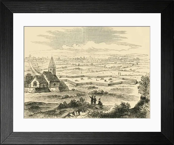 Framed Print : Fortifications of Old St. Pancras, c1876. Creator: Unknown