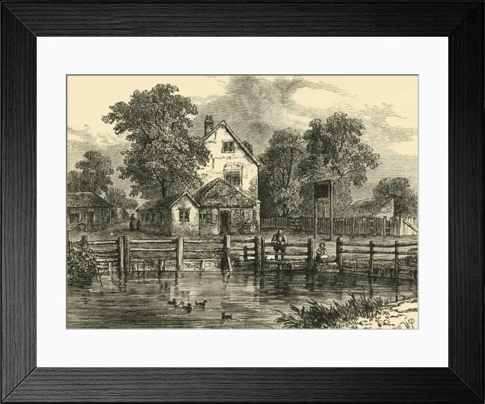 Framed Print : The Brill, Somers Town, in 1780, (c1876). Creator: Unknown Framed Print : The Brill, Somers Town, in 1780, (c1876). Creator: Unknown