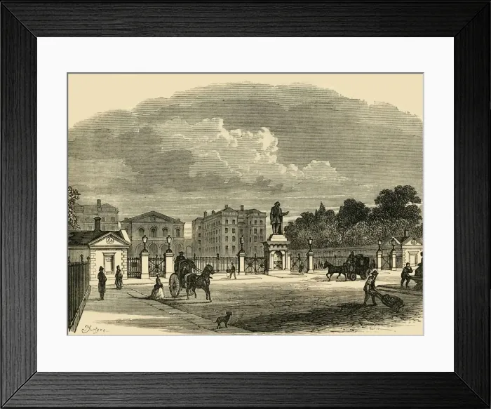 Framed Print : Gateway of the Foundling Hospital, c1876. Creator: Unknown Framed Print : Gateway of the Foundling Hospital, c1876. Creator: Unknown