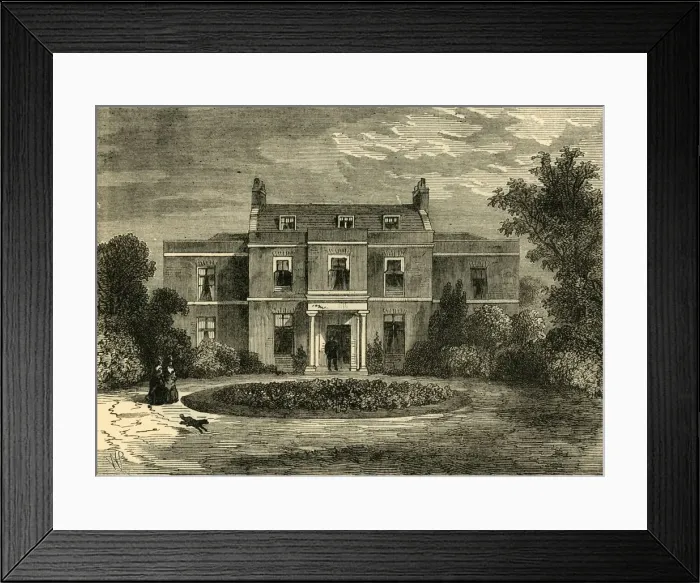 Framed Print : Earls Court House (Formerly John Hunters House), c1876. Creator: Unknown Framed Print : Earls Court House (Formerly John Hunters House), c1876. Creator: Unknown