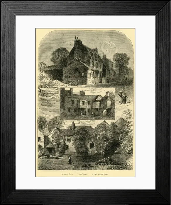 Framed Print : Old Kensington, c1876. Creator: Unknown Framed Print : Old Kensington, c1876. Creator: Unknown