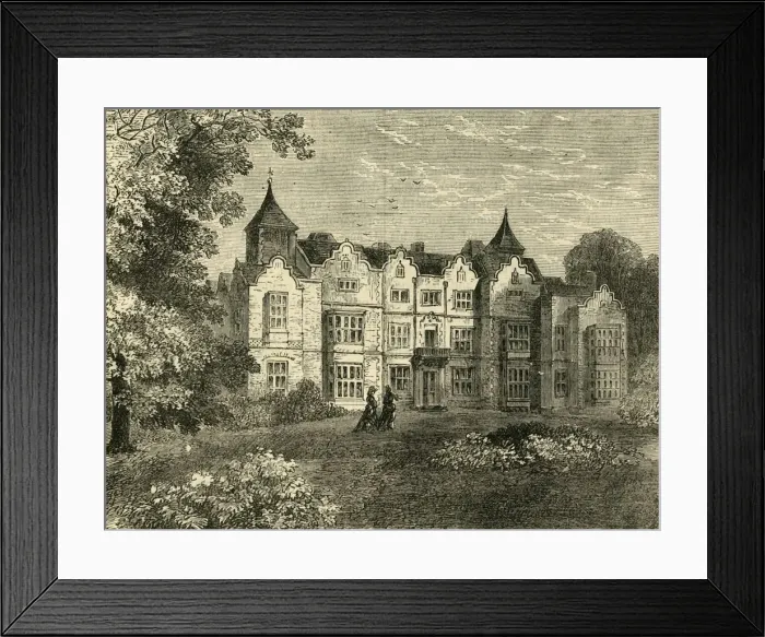 Framed Print : Holland House, from the North, c1876. Creator: Unknown Framed Print : Holland House, from the North, c1876. Creator: Unknown