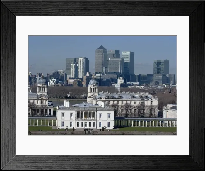 Framed Print : View from Greenwich Park, London, SE10, England, 2 / 3 / 10. Creator: Ethel Davies; Davies, Ethel Framed Print : View from Greenwich Park, London, SE10, England, 2 / 3 / 10. Creator: Ethel Davies; Davies, Ethel