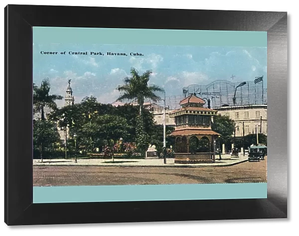 Corner of Central Park, Havana, Cuba, c1910. Creator: Unknown